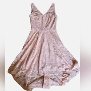 Modecrush Pink Lace Sleeveless Flowy Dress Size‎ Small